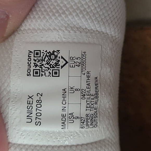 Saucony Grid Azura 2000.  Size 9 Mens.  Undyed. - Picture 10 of 10